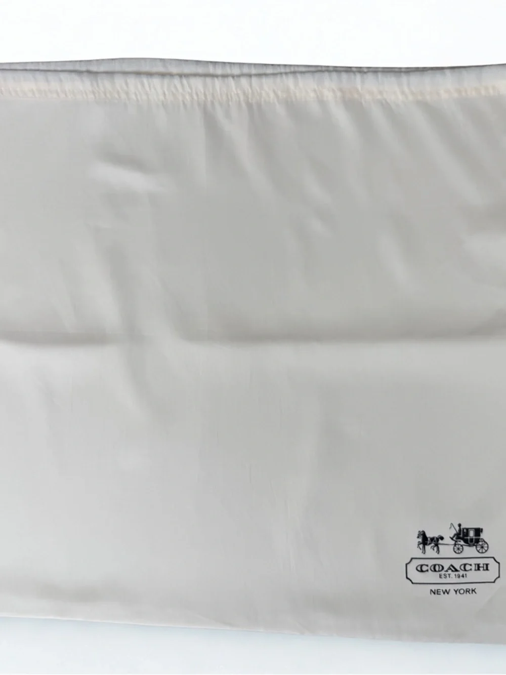 Vintage COACH Willis Bag 9927 Black Glovetanned Leather Crossbody + Dust Bag - Picture 8 of 12